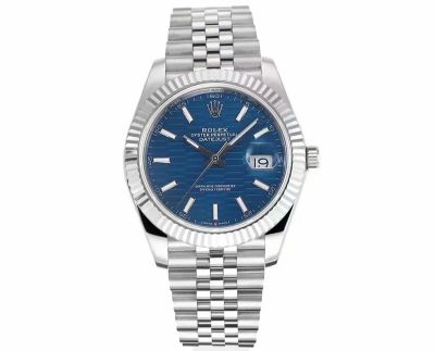 C Factory Replica ROLEX Datejust II  904L Steel Blue Fluted motif Super Clone Watch